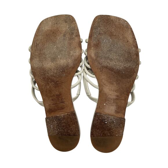 Vince 'Dae' Cream Leather Sandal Size 7.5 - Picture 6 of 6